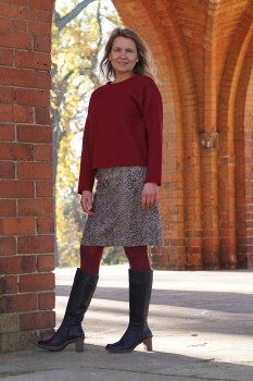 Pullover, reine Schurwolle, kirsche